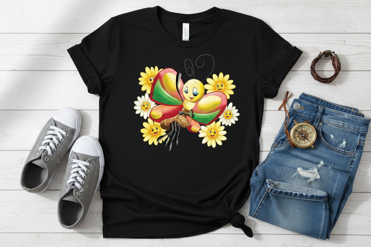 T-shirt Preta (BK)